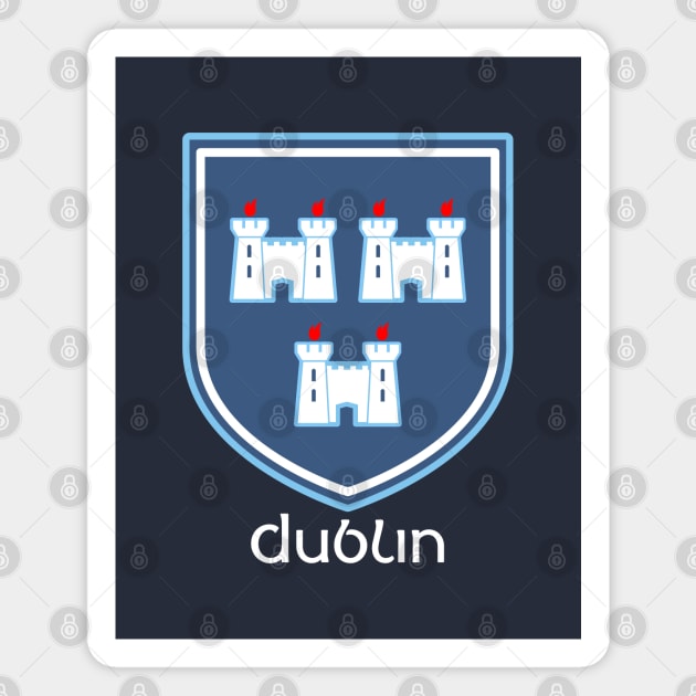 Dublin City Crest Magnet by Hotshots